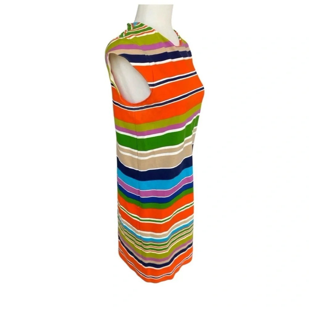 Kate Spade Womens Striped Fitted Sheath Dress